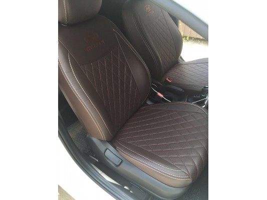 Авточехлы на Hyundai Solaris 2